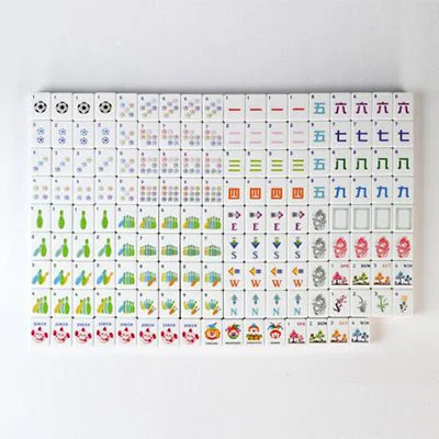 Black Clear Mahjong Set