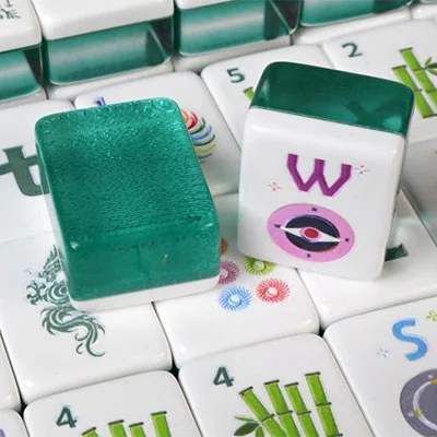 Blue Paisley American Mahjong Travel Set