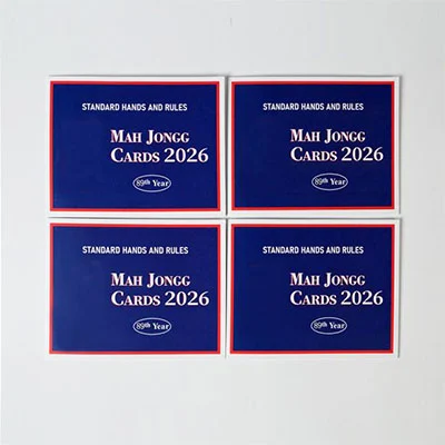 Blue Paisley American Mahjong Travel Set