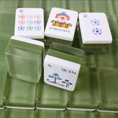 Purple Glitz Mahjong Set