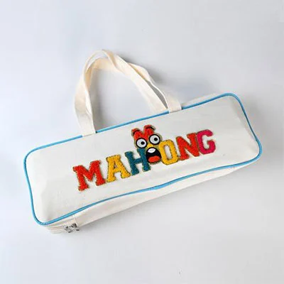 White Cartoon Emoji Mahjong Set