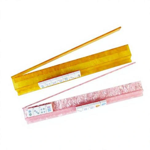 Shimmering Pearlescent Acrylic Magnetic Mahjong Racks